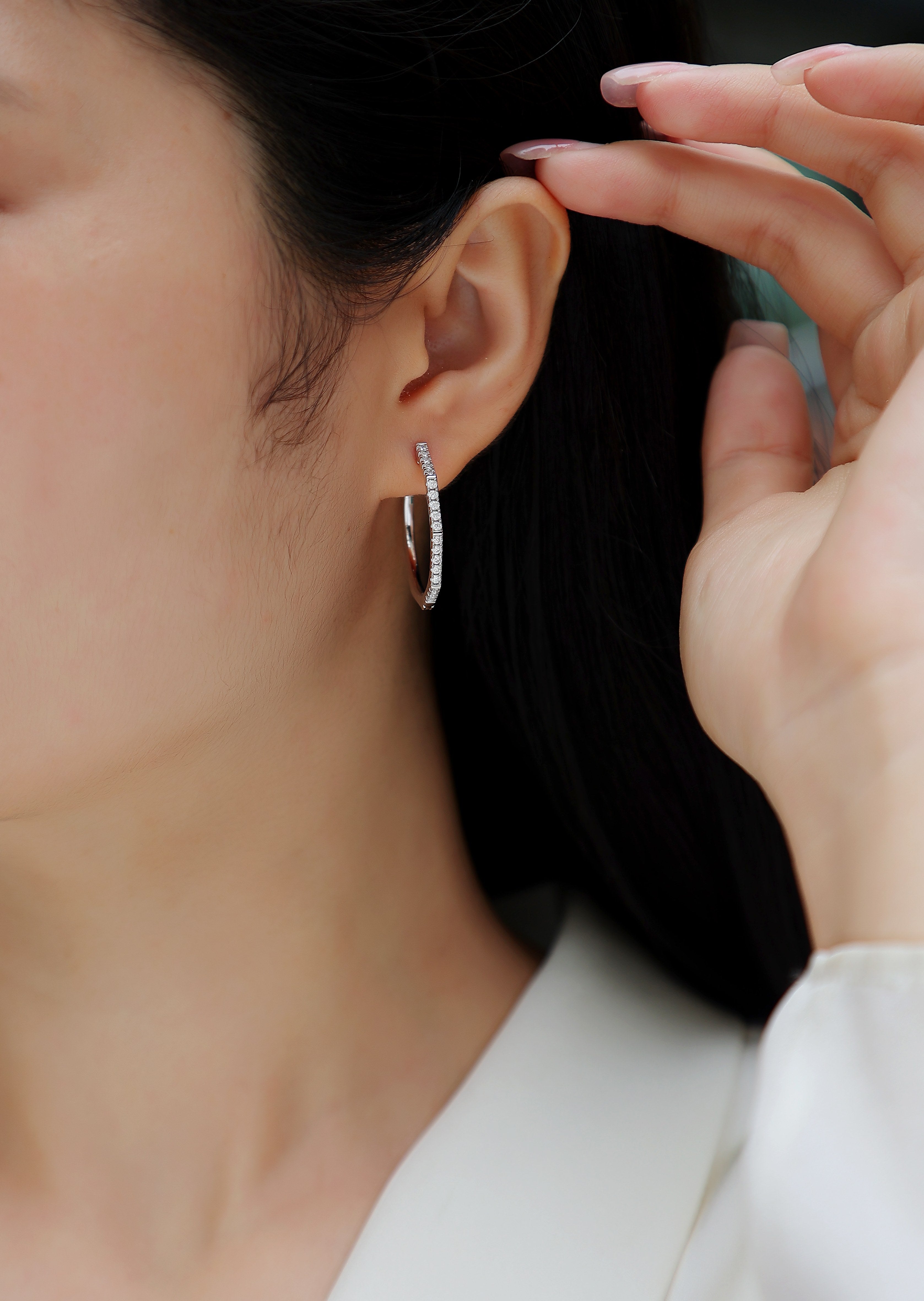 1Modern Star Ring - Fashionable Earrings And Stud Jewelry Set With Moissanite S925 Sterling Silver And Platinum - plated Diamonds Prohibit TikTok sales - 5 - CJ