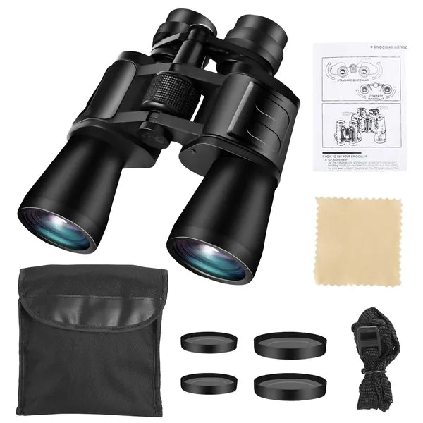 Portable Zoom Binoculars With FMC Lens Low Light Night Vision For Bird Watching Hunting Sports - 5 - CJ