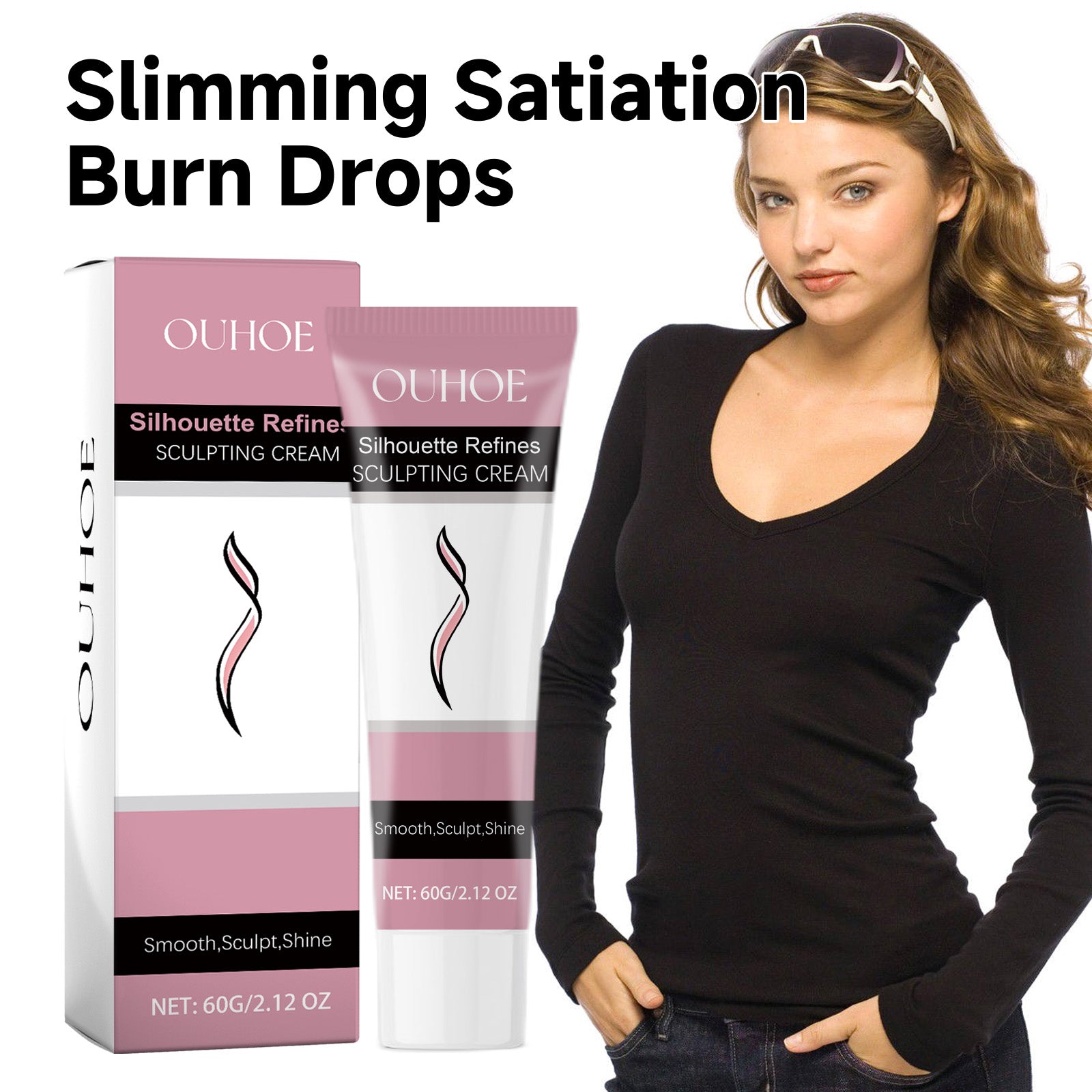 OUHOE Silhouette Refines Sculpting Cream, Relax The Muscle Belly In Compact Leg Arm Proud Flesh Model Body Slimming Massage Cream - 5 - CJ