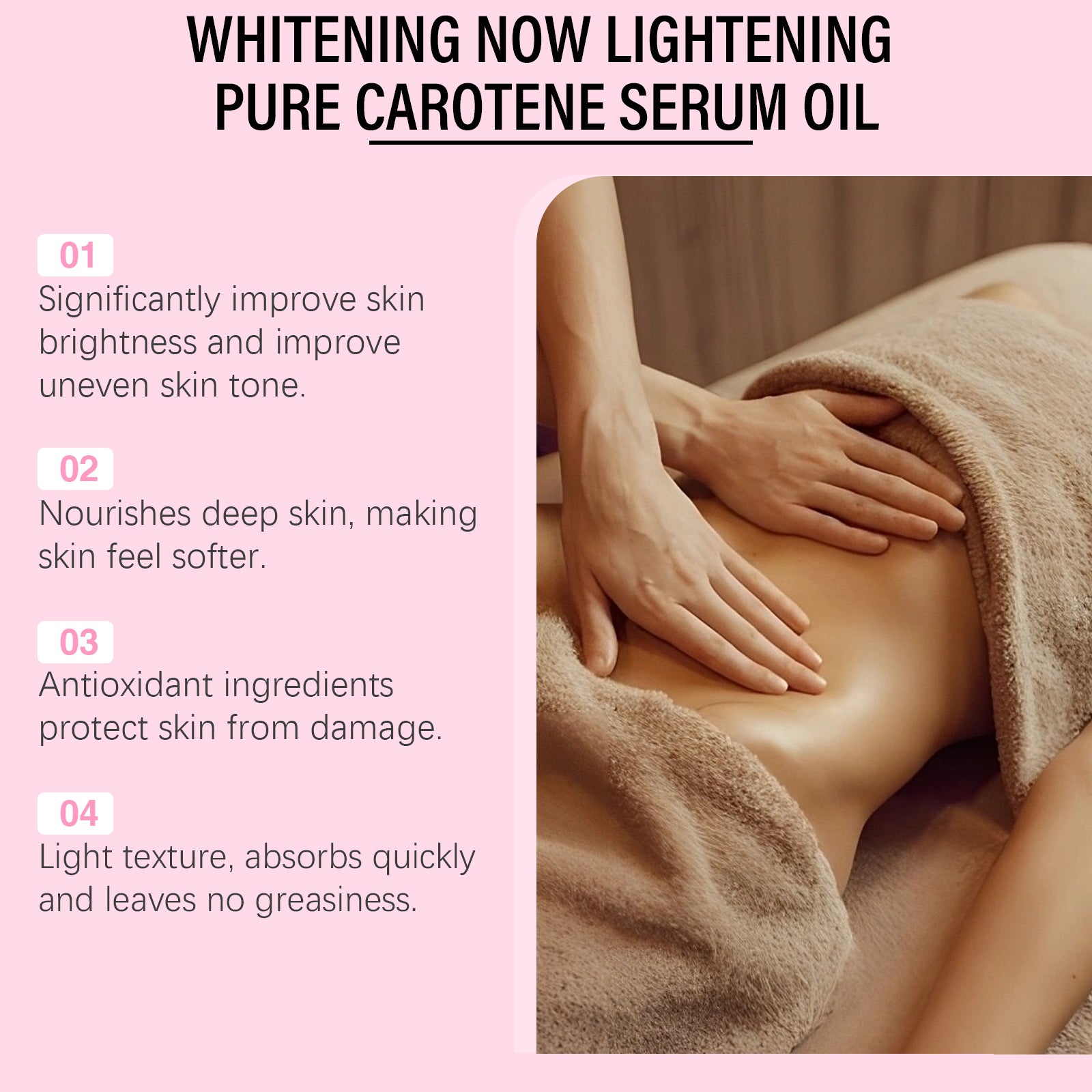 Ouhoe Carotene Whitening Essential Oil Brightens Skin, Hydrates, Moisturizes And Anti - Wrinkle Skin Care Essential Oil - 5 - CJ