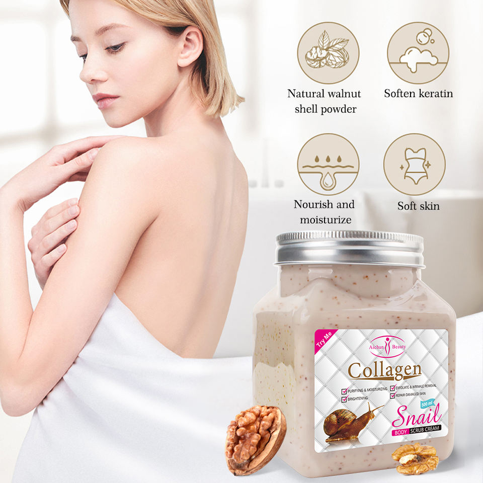 Aichun Beauty - Collagen Snail Body Scrub - 5 - CJ