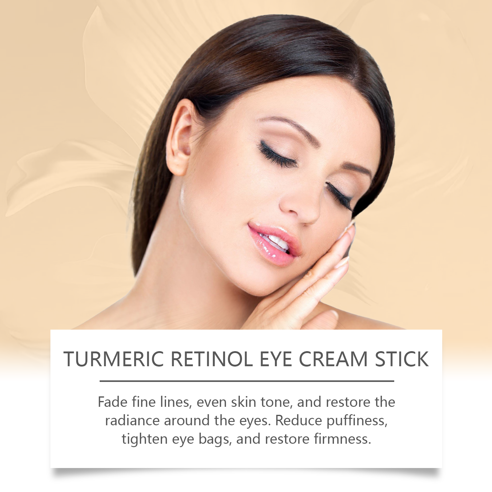 West&Month Turmeric And Retinol Eye Cream Stick Moisturizes, Tightens And Tightens The Skin Around The Eyes - 5 - CJ