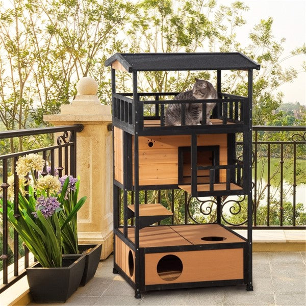 Cat House, Wooden Cat House Amazon Shipping, WalMart Banned, No Shipping On Weekends - 5 - CJ