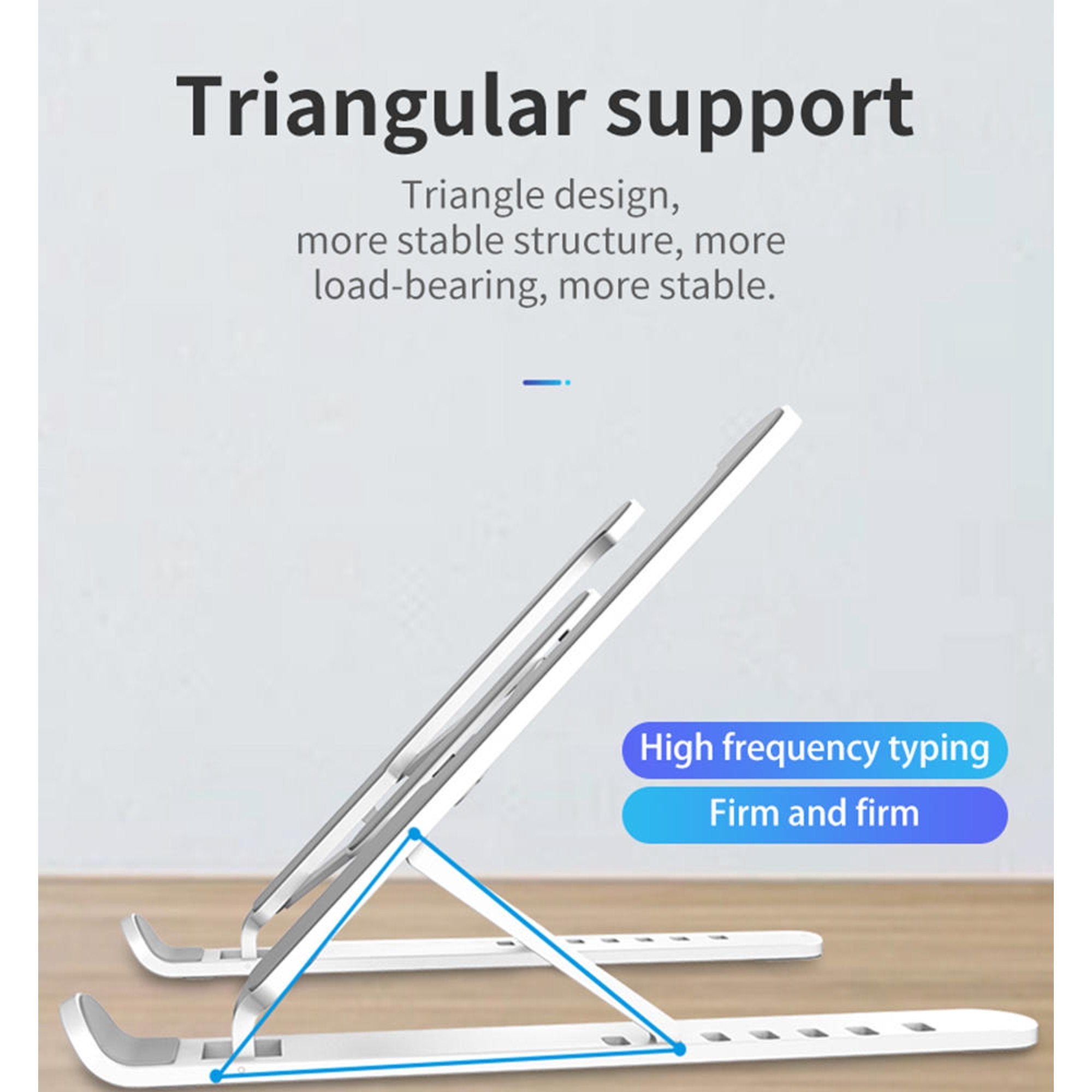 Adjustable Non - slip Laptop Stand Support Holder Base Riser 6 Gears Height Notebook Cooling Stand Portable For 11 - 17 Inch Tablet - 5 - CJ
