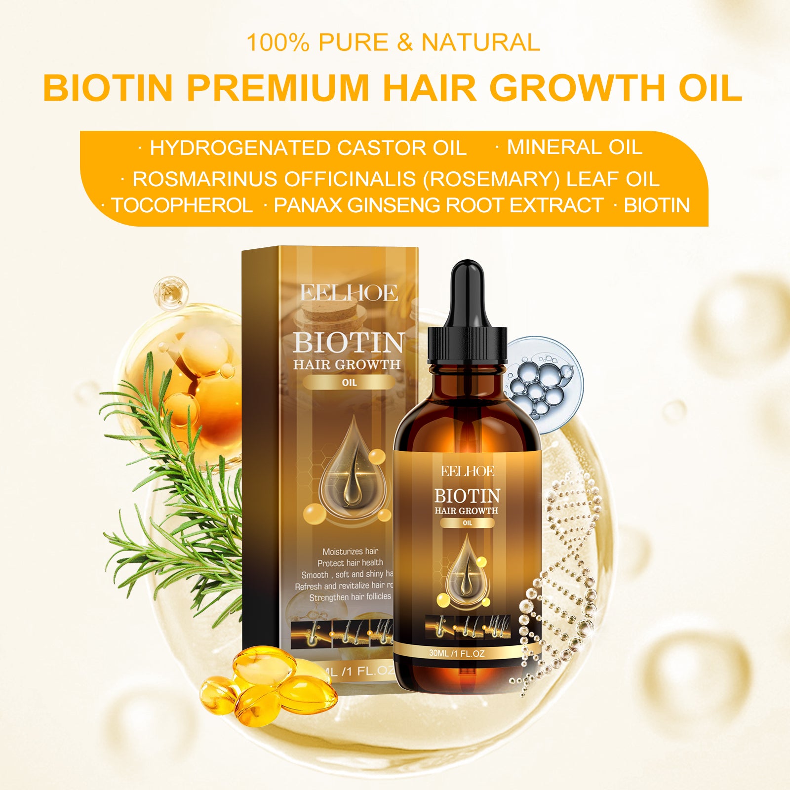 Nourishing And Soothing Hair Care Essential Oil - 5 - CJ
