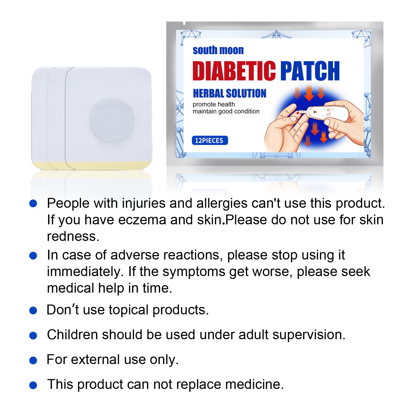 South Moon Sugar Soothing Patch Body Care Belly Button Patch For Middle - aged And Elderly To Relieve Thirst Personal Health Care Patch - 5 - CJ