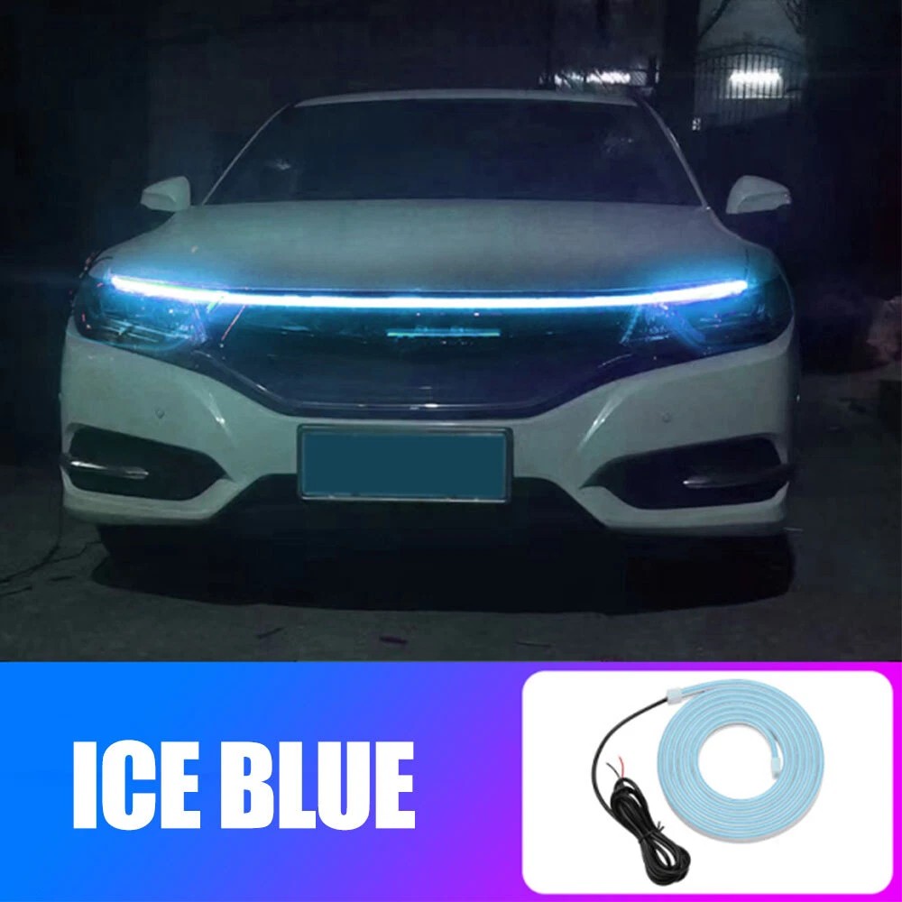 180cm 12V Car Waterproof Front Hood LED Daytime Running Decorative Flexible Light Strip For Car, Truck, SUV - 5 - CJ