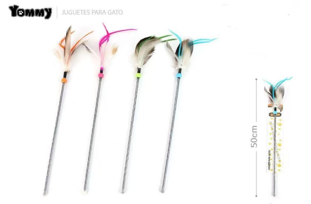 Two - color Feather Cat Teaser - 5 - CJ