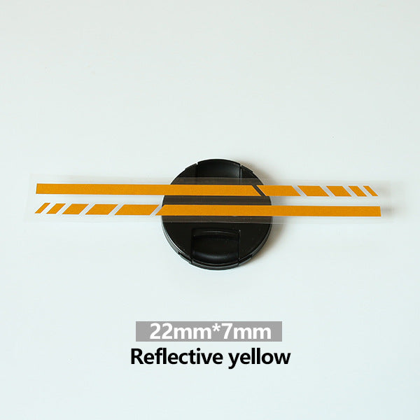 Side Mirror Striped Car Sticker - 0 - CJ - Yellow - CJQC131445705EV
