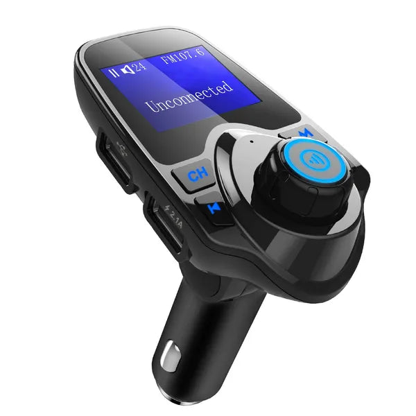 Car Wireless FM Transmitter MP3 Player Hand - Free Call USB Charger AUX Input - 5 - CJ