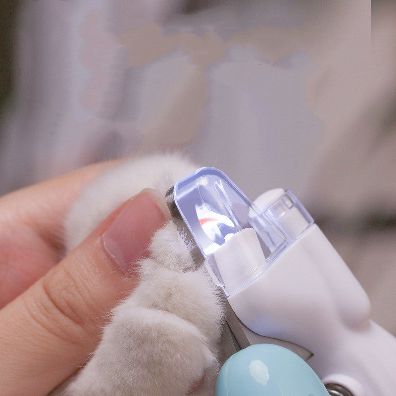Pet Nail Clippers Dog Nail Clippers Cat Nail Clippers LED Electric Nail Grinder Pet Supplies LED Light Pet Nail Clippers - 0 - CJ