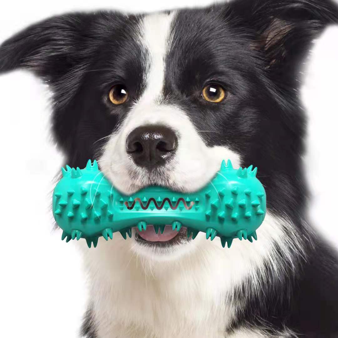 Pet Dog Cleaning Chew Toys For Aggressive Dogs Rubber Molar - 5 - CJ