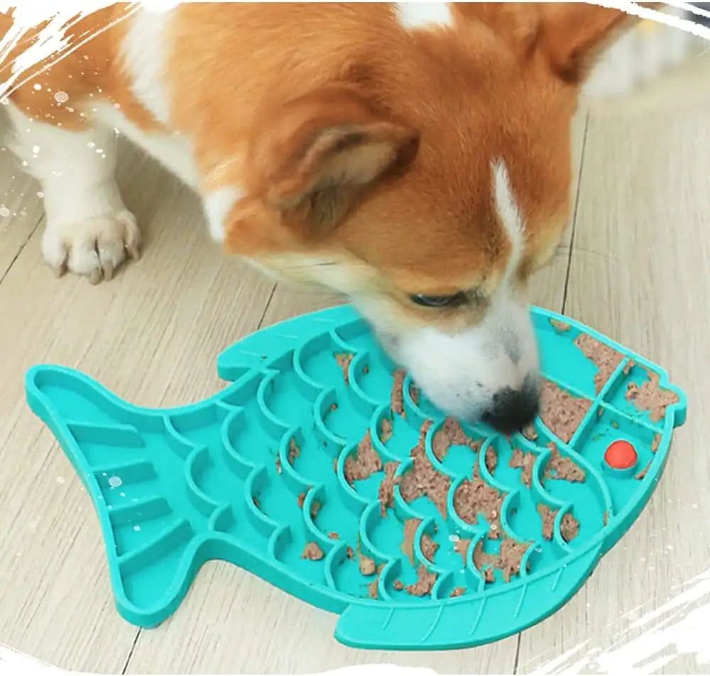 Silicone Lick Mat For Pet Dogs Slow Food Plate Rice Bowl For Small Medium Dog Anti Gulping Choking Feeder Puppy Treat Dispenser - 5 - CJ