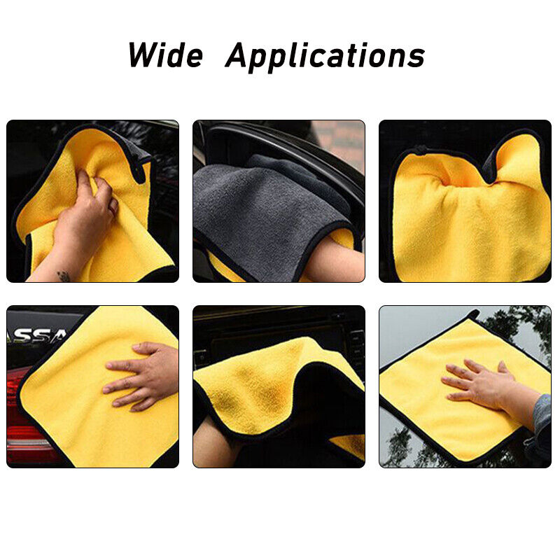 12PCS Car Cleaning Towels Drying Wash Cloth Microfibre Super Absorbent Polishing - 5 - cjdropshipping