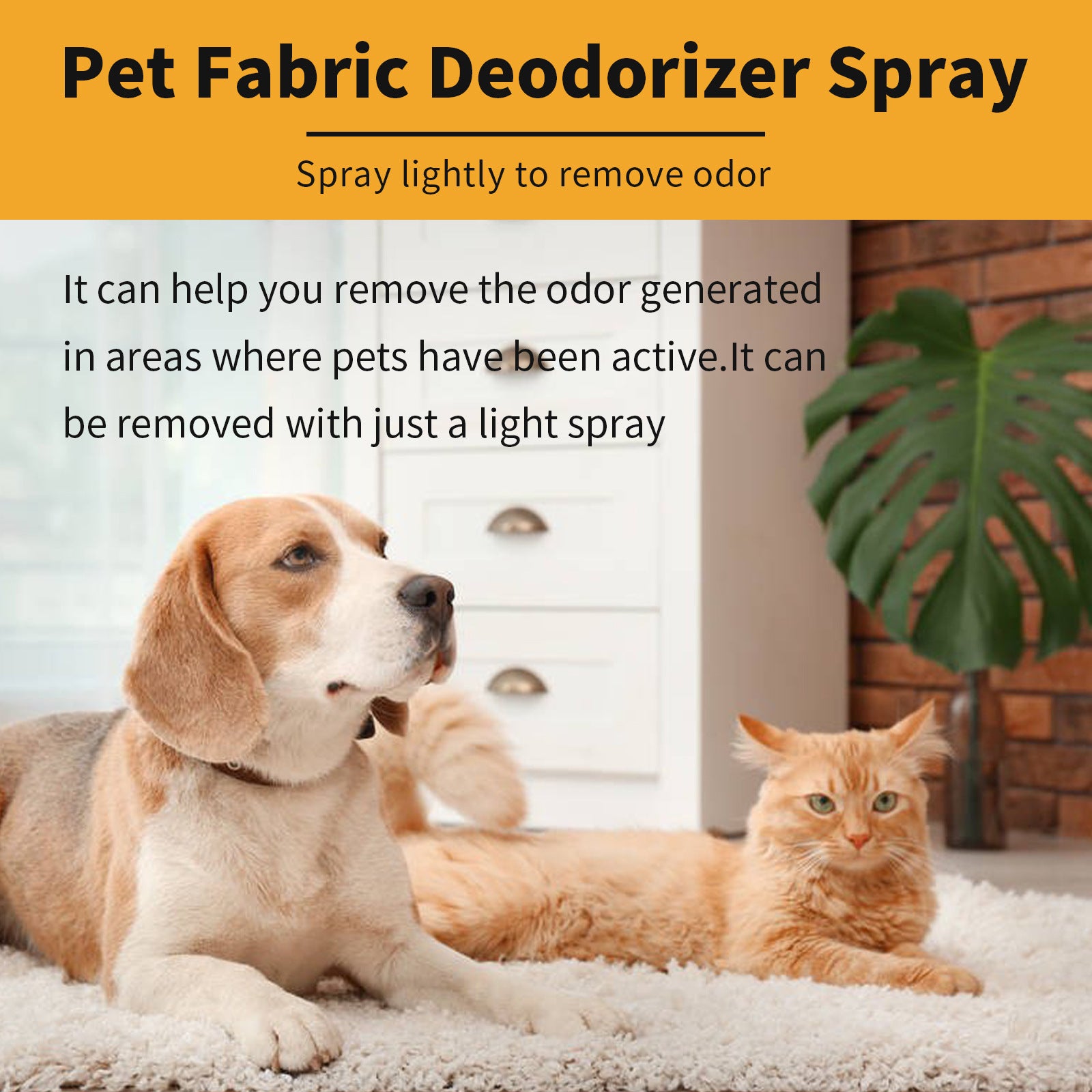 Pet Deodorant Spray Cleaning Pet Odor Lasting Fragrance Deodorant - 0 - CJ