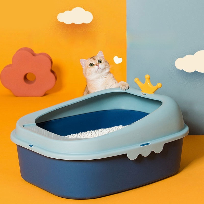 Crown Litter Box Oversized Full Semi - enclosed - 0 - CJ