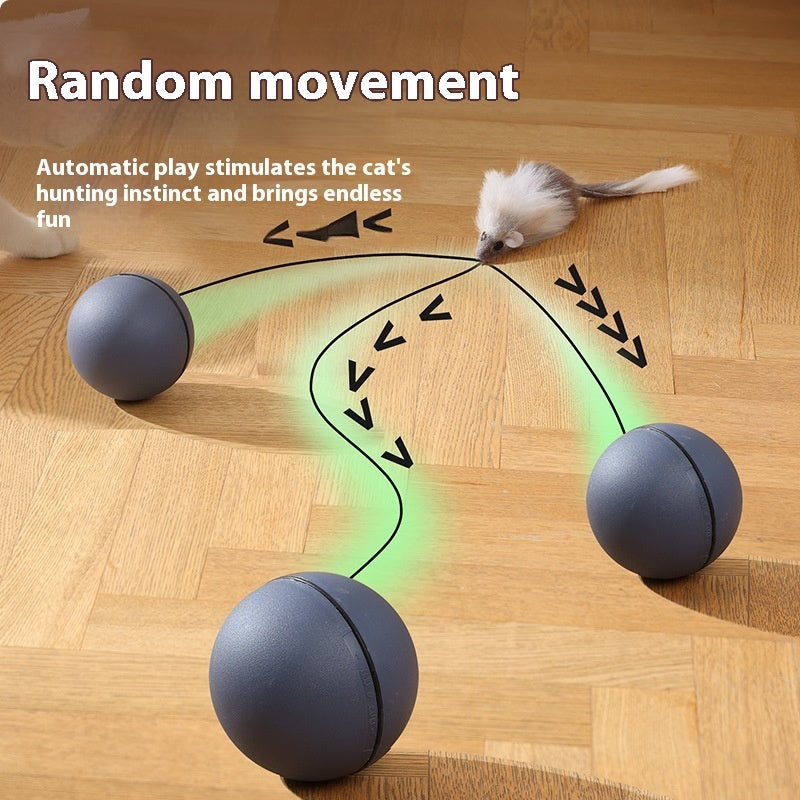 Cat Toys Mouse Teaser Ball Funny Moving Toy For Pets Cat Dog Electric - 0 - CJ