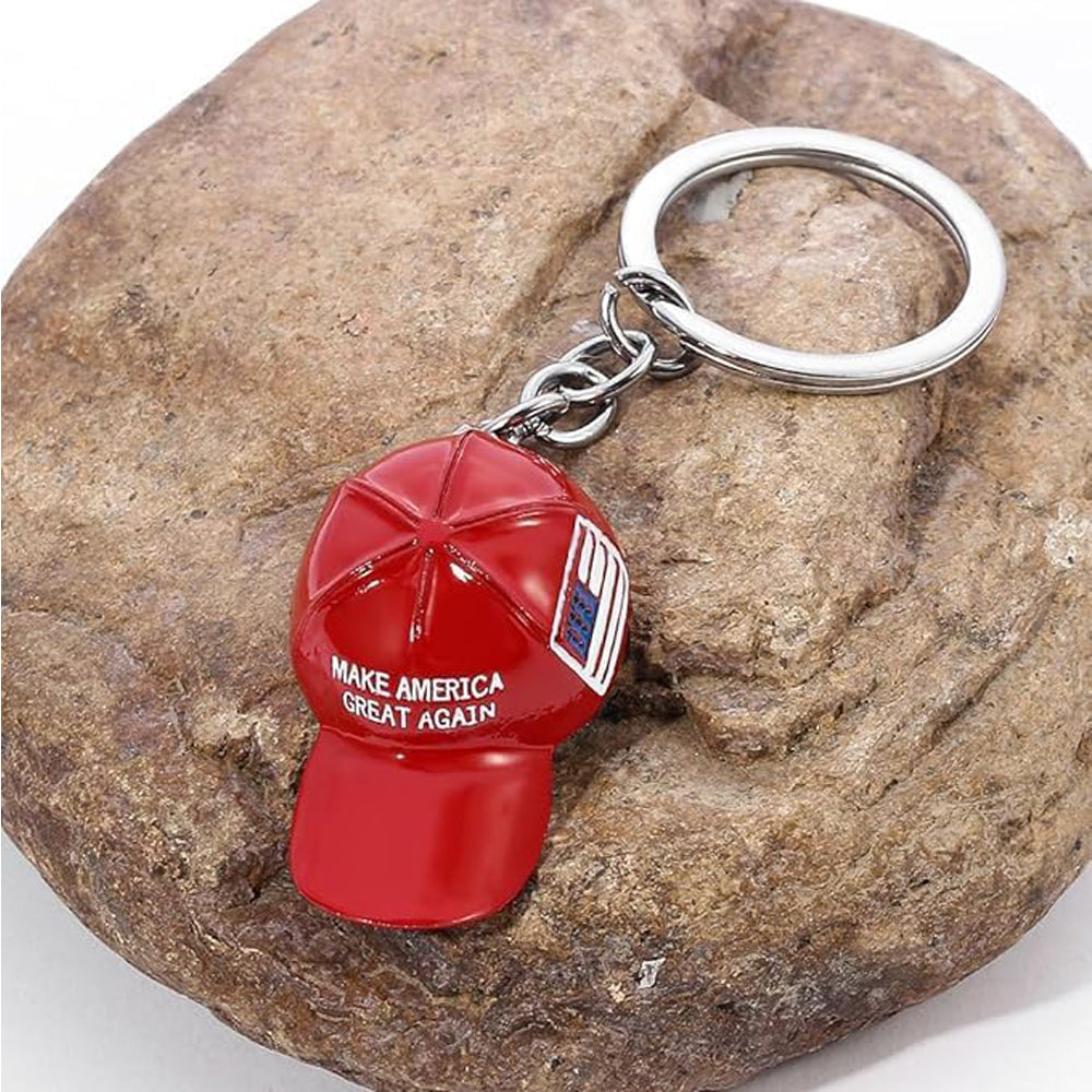 6PCS Trump Redcap Keychain Pendant Hanging Ornament - 5 - CJ