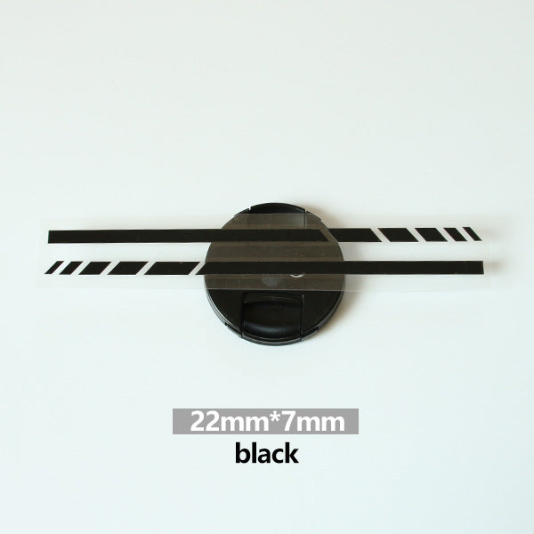 Side Mirror Striped Car Sticker - 0 - CJ - Black - CJQC131445702BY