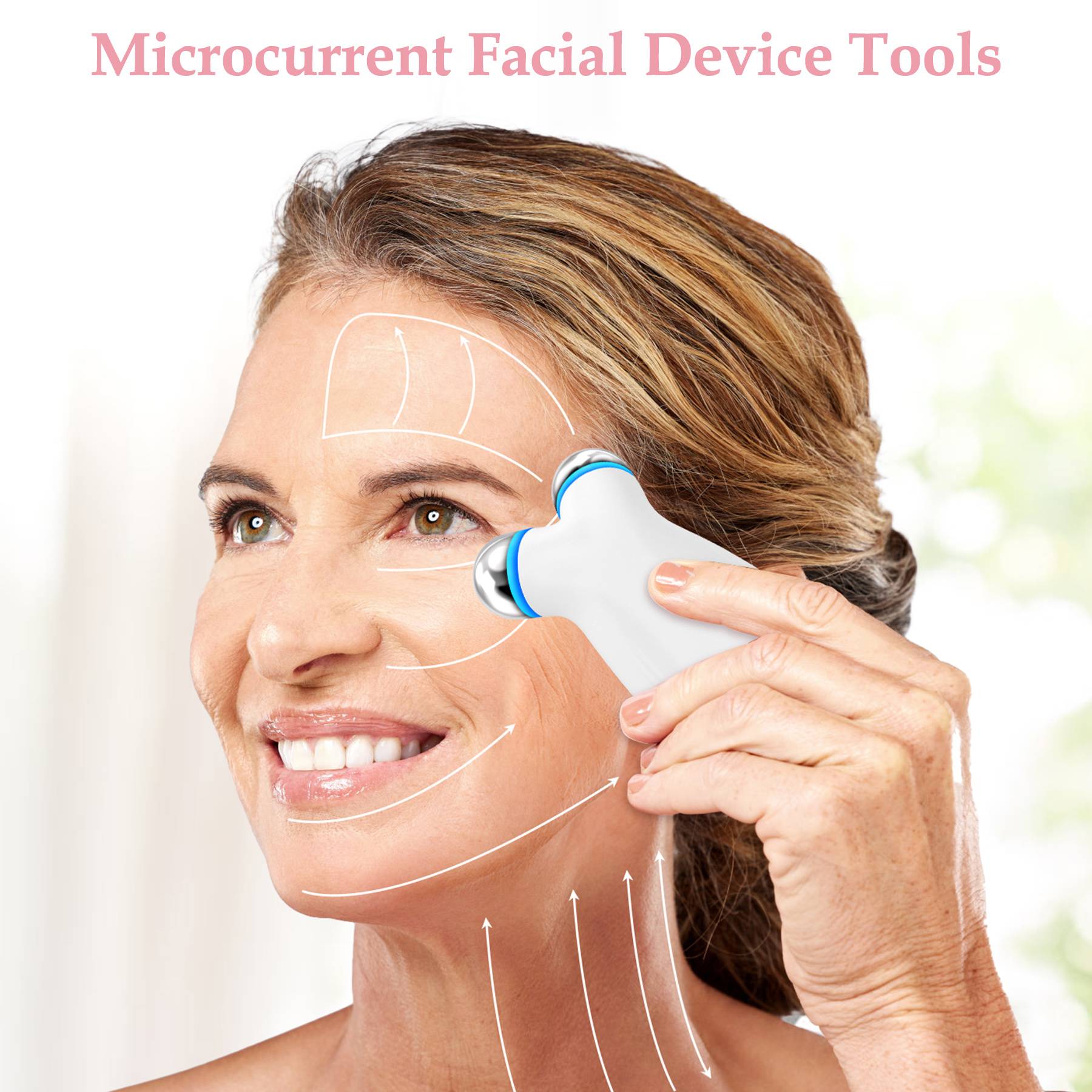 Anti Aging And Wrinkles Microcurrent Facial Device, Boost Skin Care Absorption - 5 - CJ