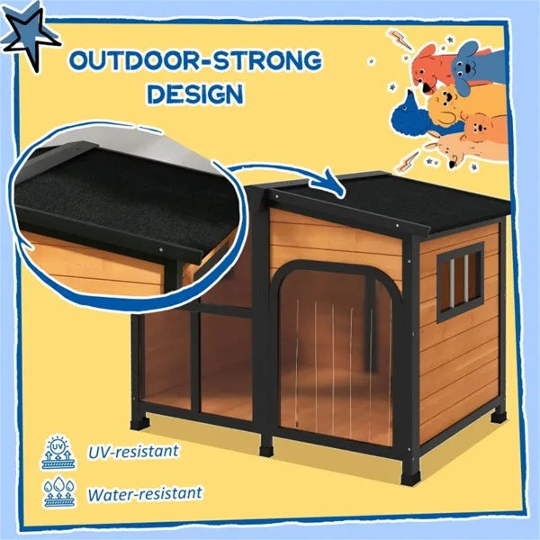 Pet Dog House - Natural Amazon Shipping Prohibited By WalMart - 5 - CJ