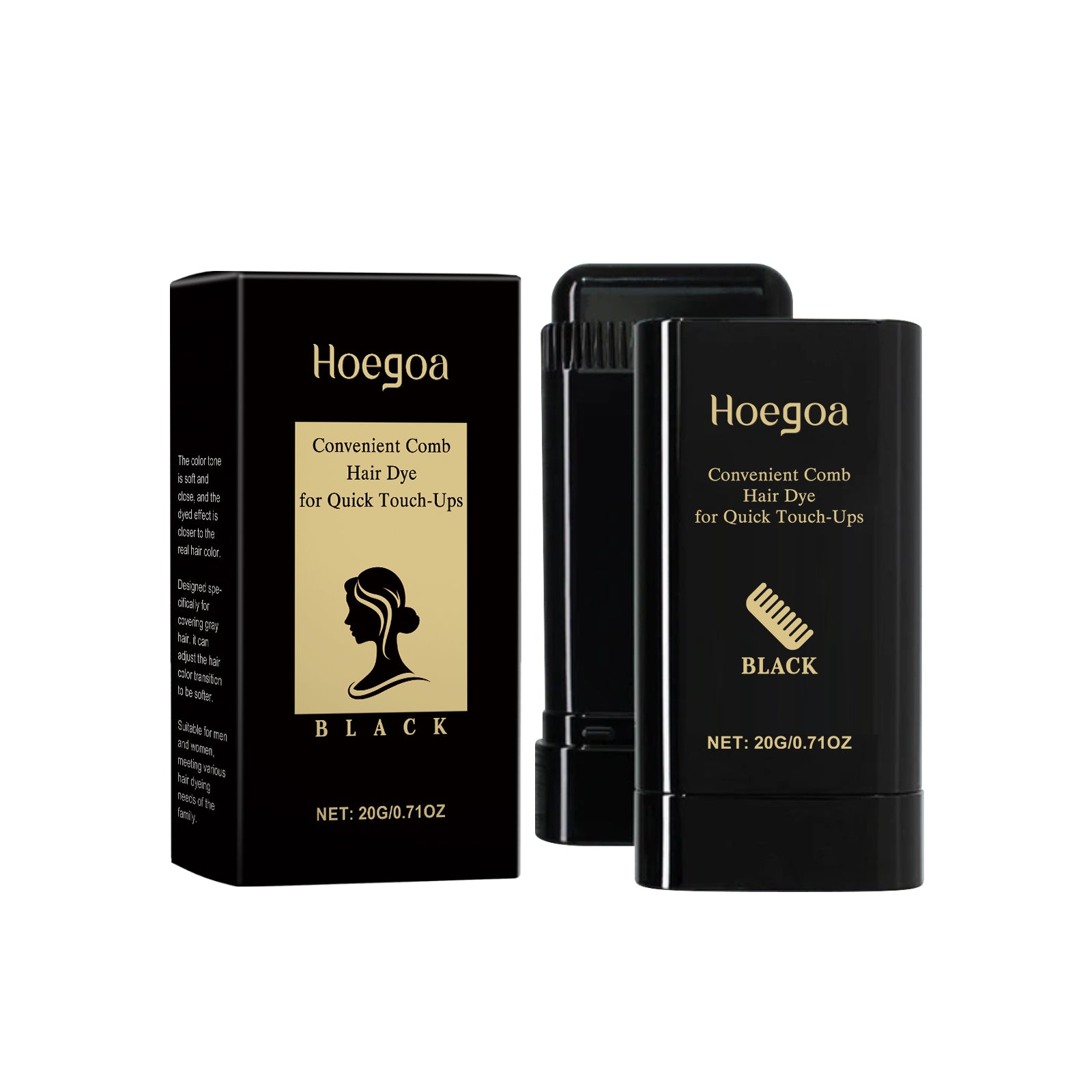 Hoegoa Hair Hair Hair Color Temporary Hair Hair Stick Is A Naturally Gentle And Non - irritating Pigmentation Hairdresser - 5.0 - CJ