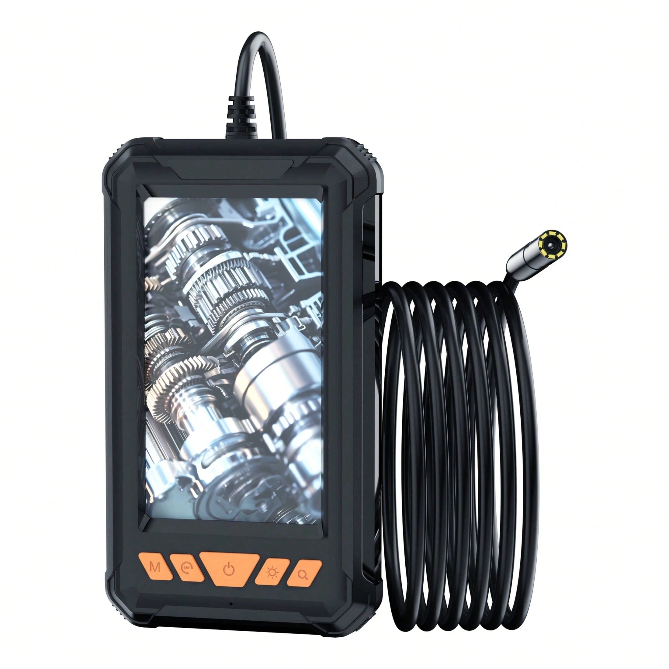 Handheld Industrial Endoscope Camera With 4.3 Inch IPS Screen IP67 HD Inspection Borescope 8 Adjustble LED - 1080P HD Borescope, - Portable Inspection Camera With Semi - Rigid Cord & Probe For, Plumbin - 5 - CJ
