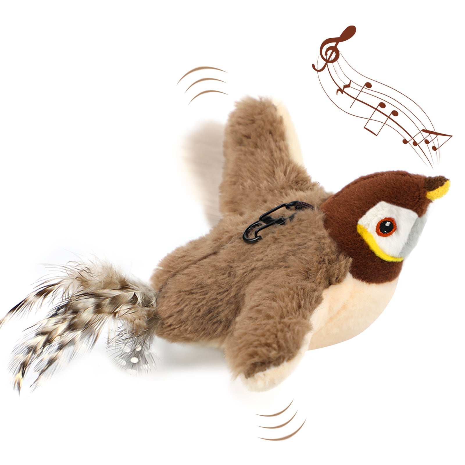 Electric Cat Toy Bird For Self - Entertainment - Interactive Automatic Cat Toy With Catnip, Intelligent Rechargeable Cat Toy For Cats To Play With And Step On - 5 - CJ