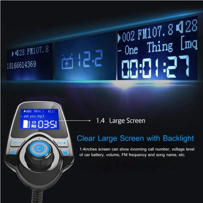 Car Mounted Wireless FM Transmitter - 5 - cjdropshipping