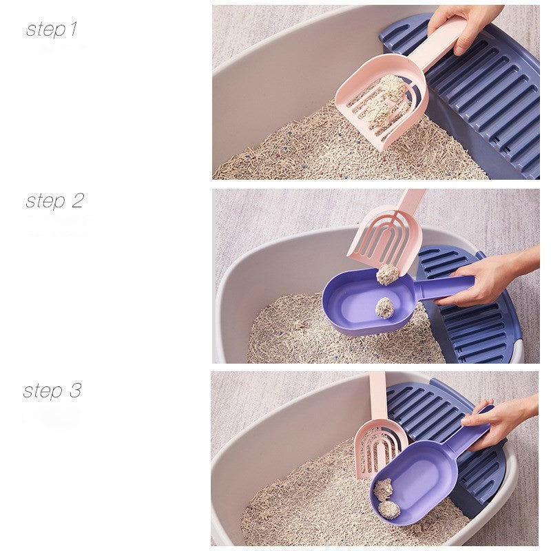 Cat Litter Scoop Self - cleaning Cat Litter Box Shovel Kitty Litter Scoop For Sandbox Kitty Litter Tray Shovel Poop Cats Supplies - 5 - CJ