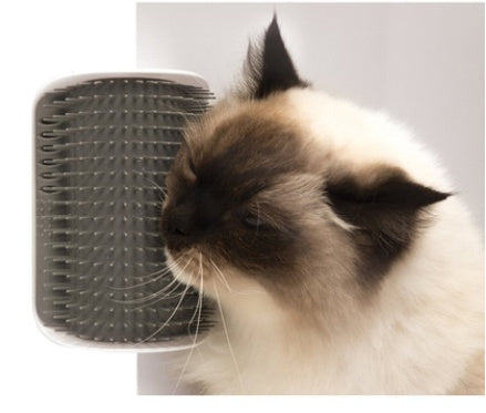 Cat Self - Grooming Brush Pet Wall Rubbing Device - 0 - CJ - Gray - CJJJCWMY00001 - Gray