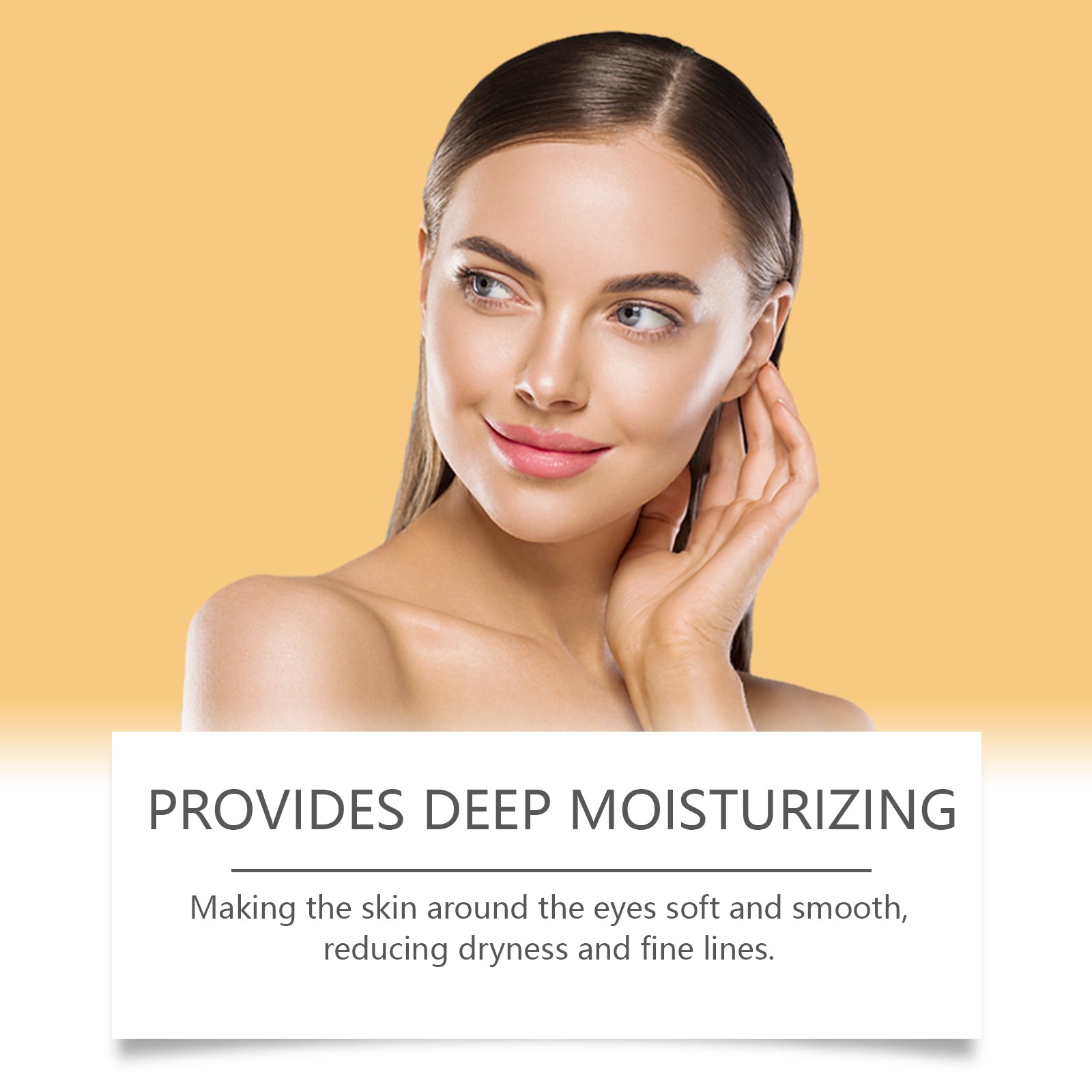 Jaysuing Vitamin C Eye Cream Nourishes And Hydrates The Skin Around The Eyes, Tender And Brightening Massage Eye Cream - 5 - CJ