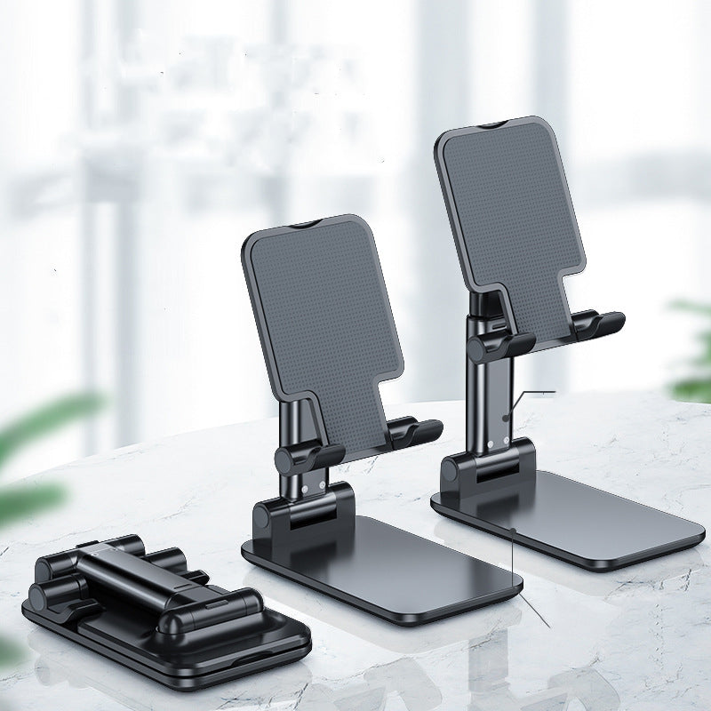 Adjustable Cell Phone Stand Tablet Holder Bracket Mount - 0 - CJ - Black Aluminum alloy - CJSJSJSJ01418 - Black Aluminum alloy
