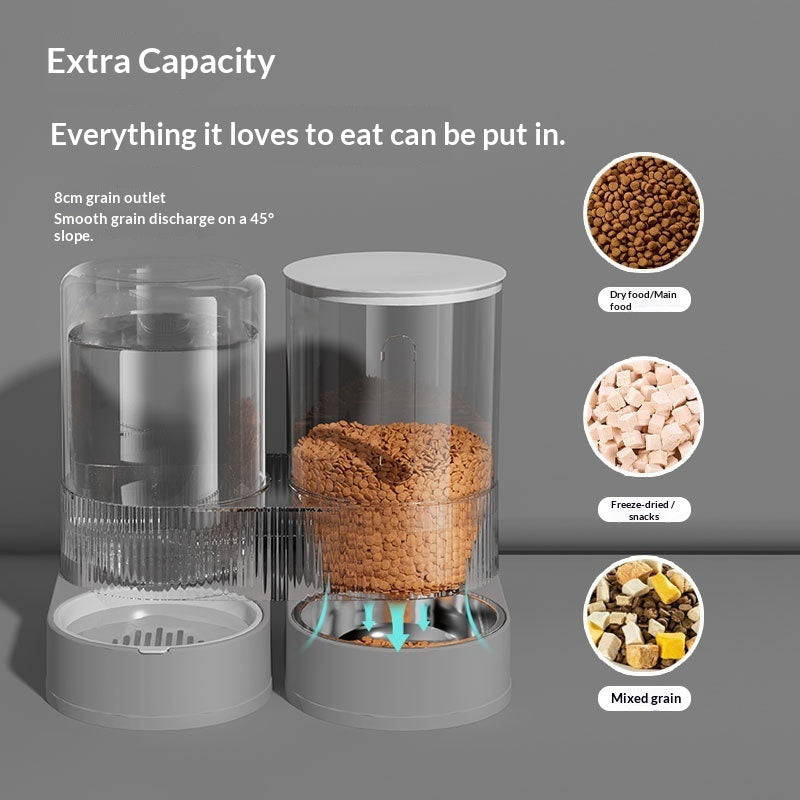 Automatic Pet Water And Food Dispenser In One - 0 - CJ
