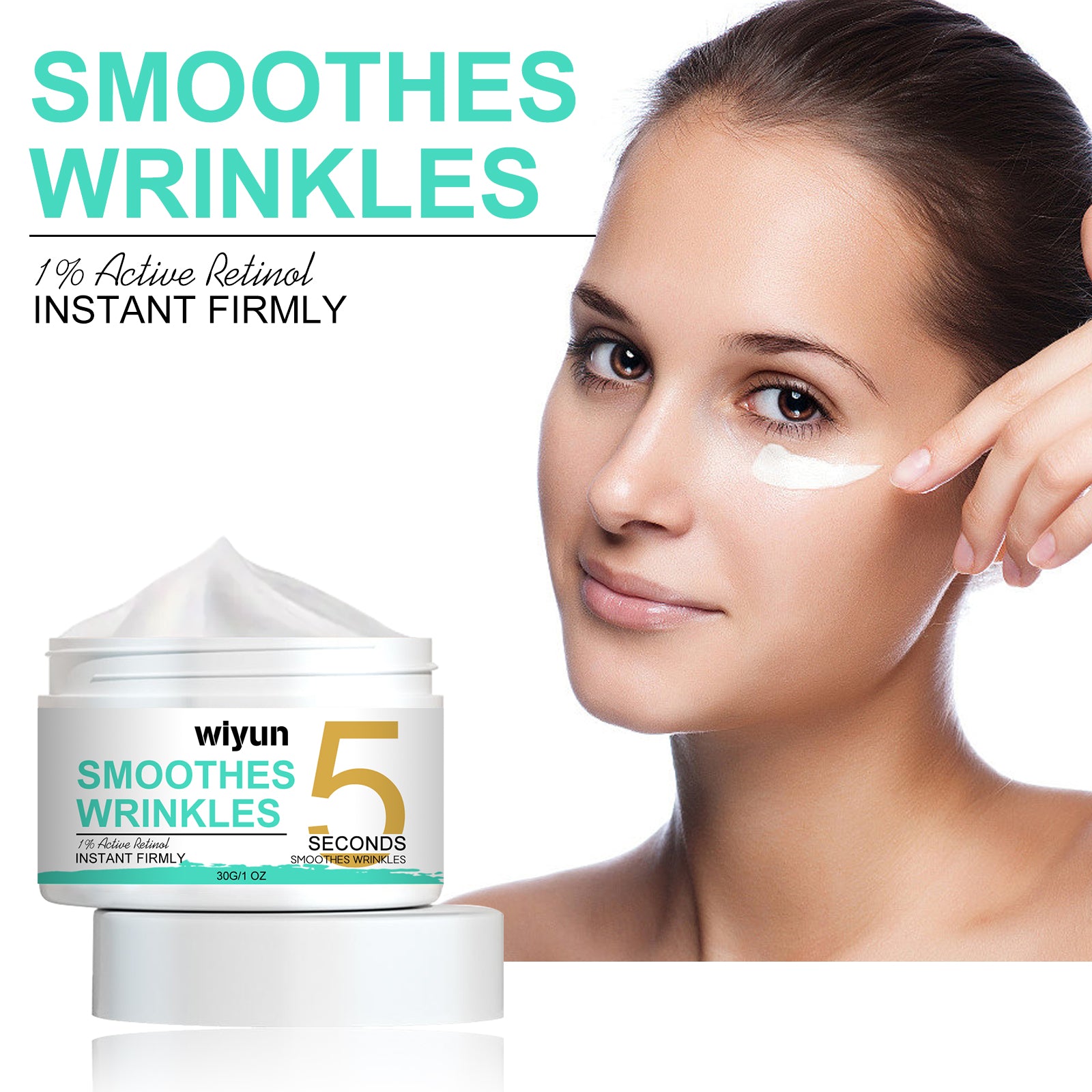 Wiyun Retinol Firming Cream Reduces Fine Lines, Bags And Dark Circles Under The Eyes, Restores Skin Elasticity And Moisturizes Firming Cream - 5 - CJ