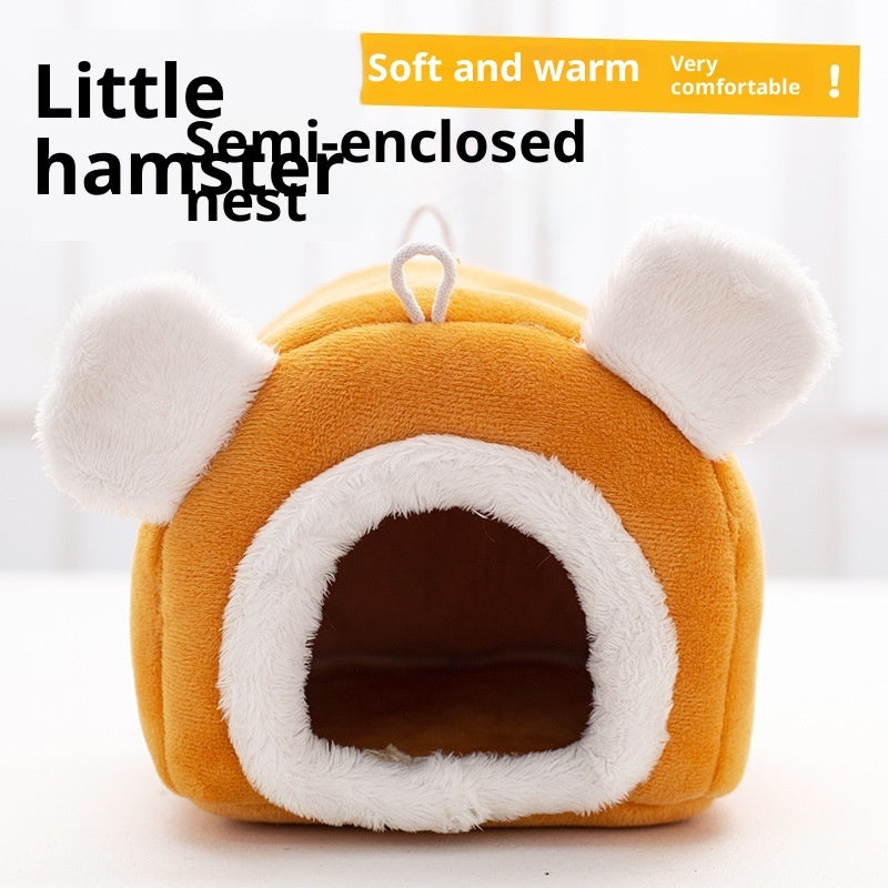 Thick Small Pet Bed Cute Warm Bird Nest - 0 - CJ