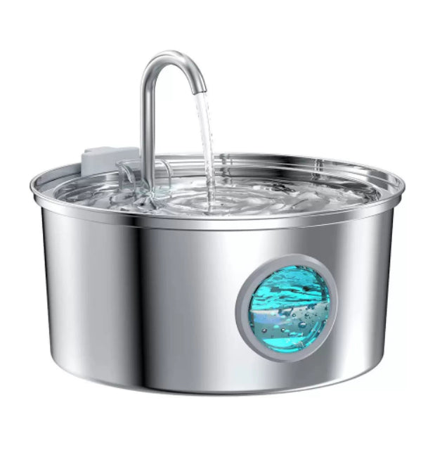Stainless Steel Water Dispenser Automatic Fountain - 0 - CJ - 3.2L faucet round window - USB - CJJT140490307GT
