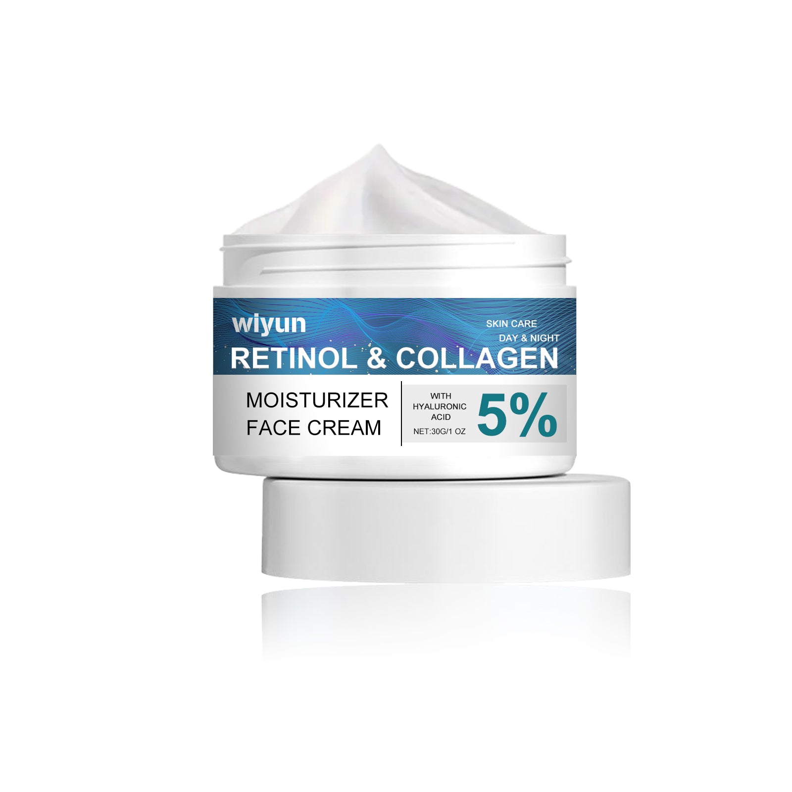 Wiyun Retinol Collagen Moisturizer Face Cream, Deep Moisturizing Long Lasting Hydrating Firming Moisturizing Whitening Skin Care Cream - 5 - CJ