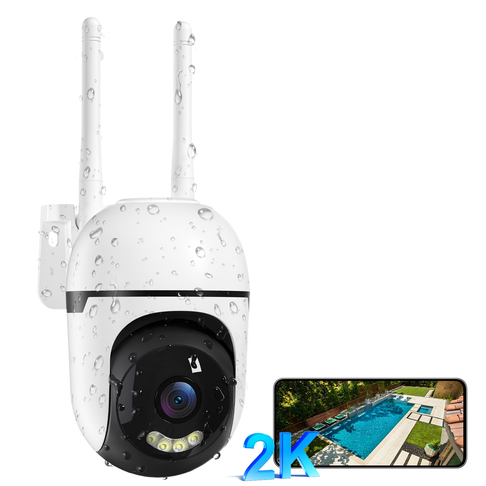 3MP PTZ Wireless Indoor Outdoor Mini Camera CCTV Network Security System Wifi Camera - 5 - CJ