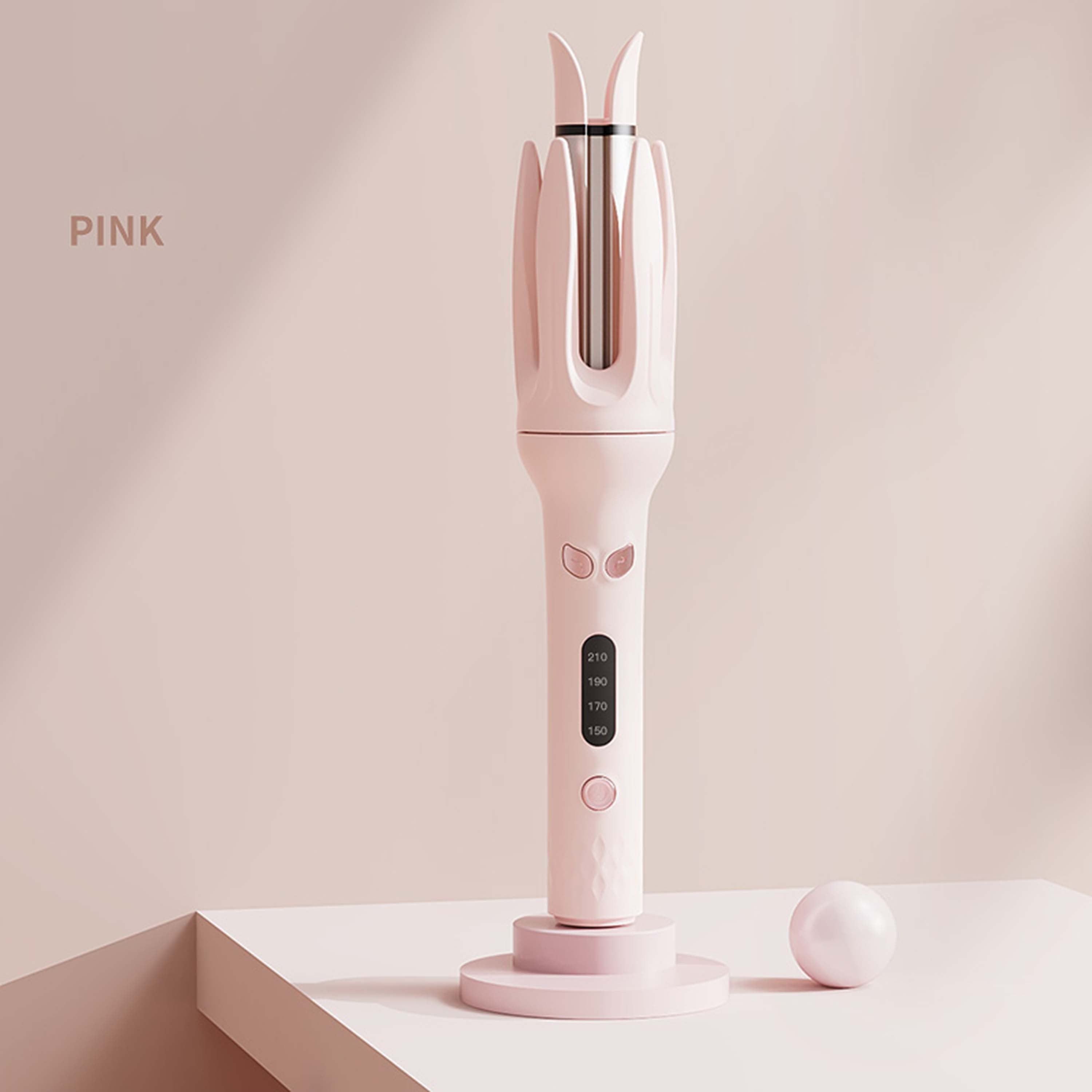 Spin And Curl, Automatic Hair Curling Iron For Healthy & Shiny, Effortless Curls & Waves, 28mm Barrel Hair Curler With 4 Temperature - adjusting Mode, Preset Temperature Settings For Each Hair Texture, - 5 - CJ