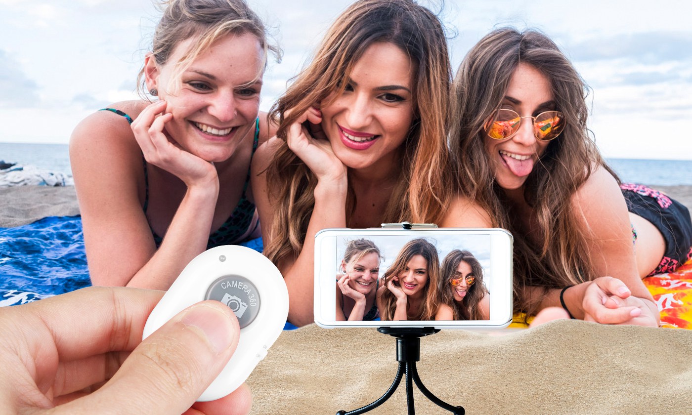 1Pc Unique Wireless Shutter Remote Controller For Android And IOS Devices Only Include 1 Wireless Remote Shutter - 5 - CJ