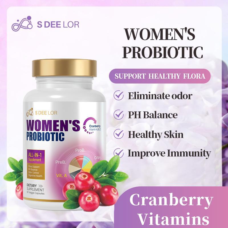 Bronson's Women's Probiotics Contain The Prebiotic Cranberry D - mannose To Support Healthy Digestion, Immunity, And Urinary Tract Care. - 5 - CJ