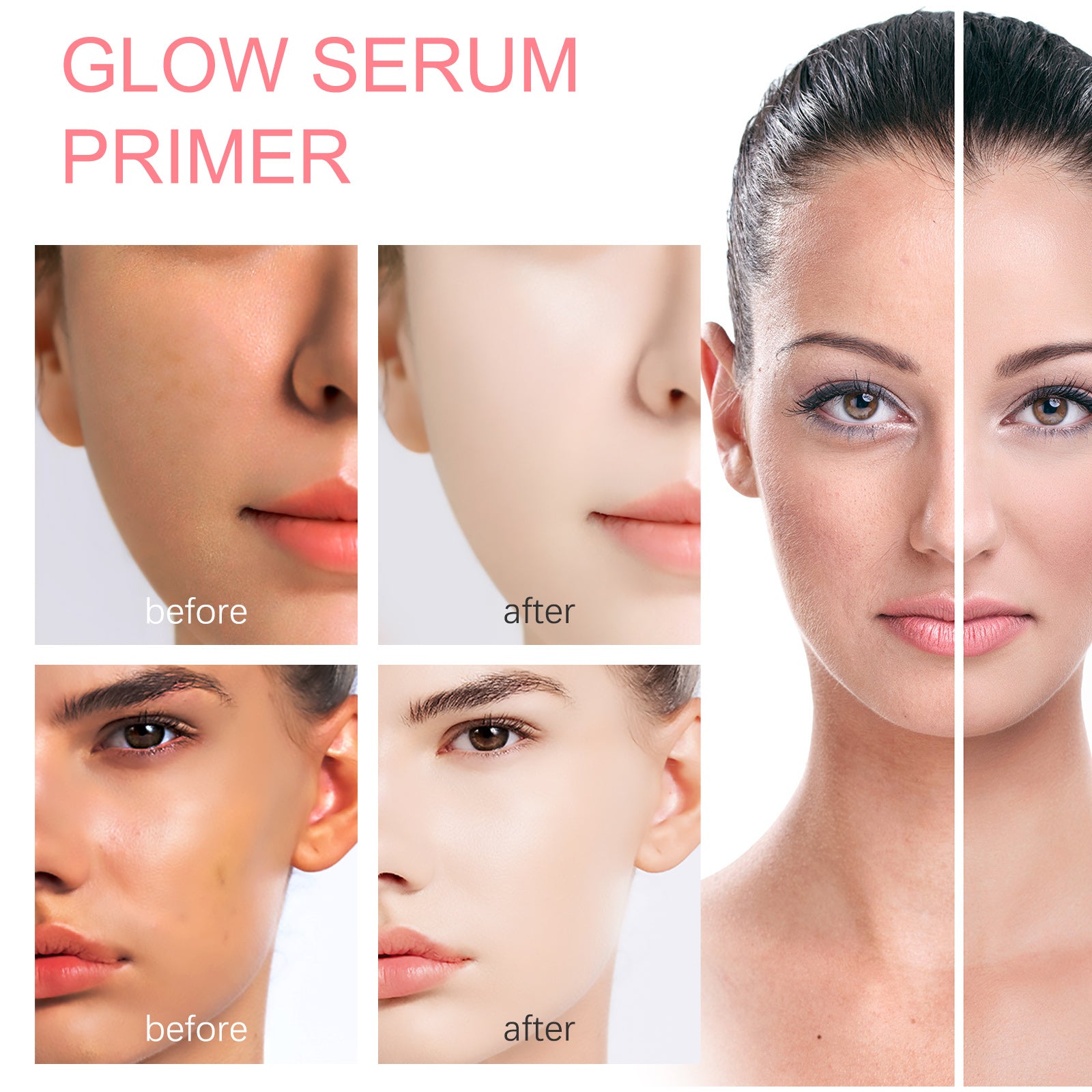 EELHOE Luminous Serum Essence, Nicotinamide Brightening Hydrating Rejuvenating And Tender Skin Essence - 5 - CJ