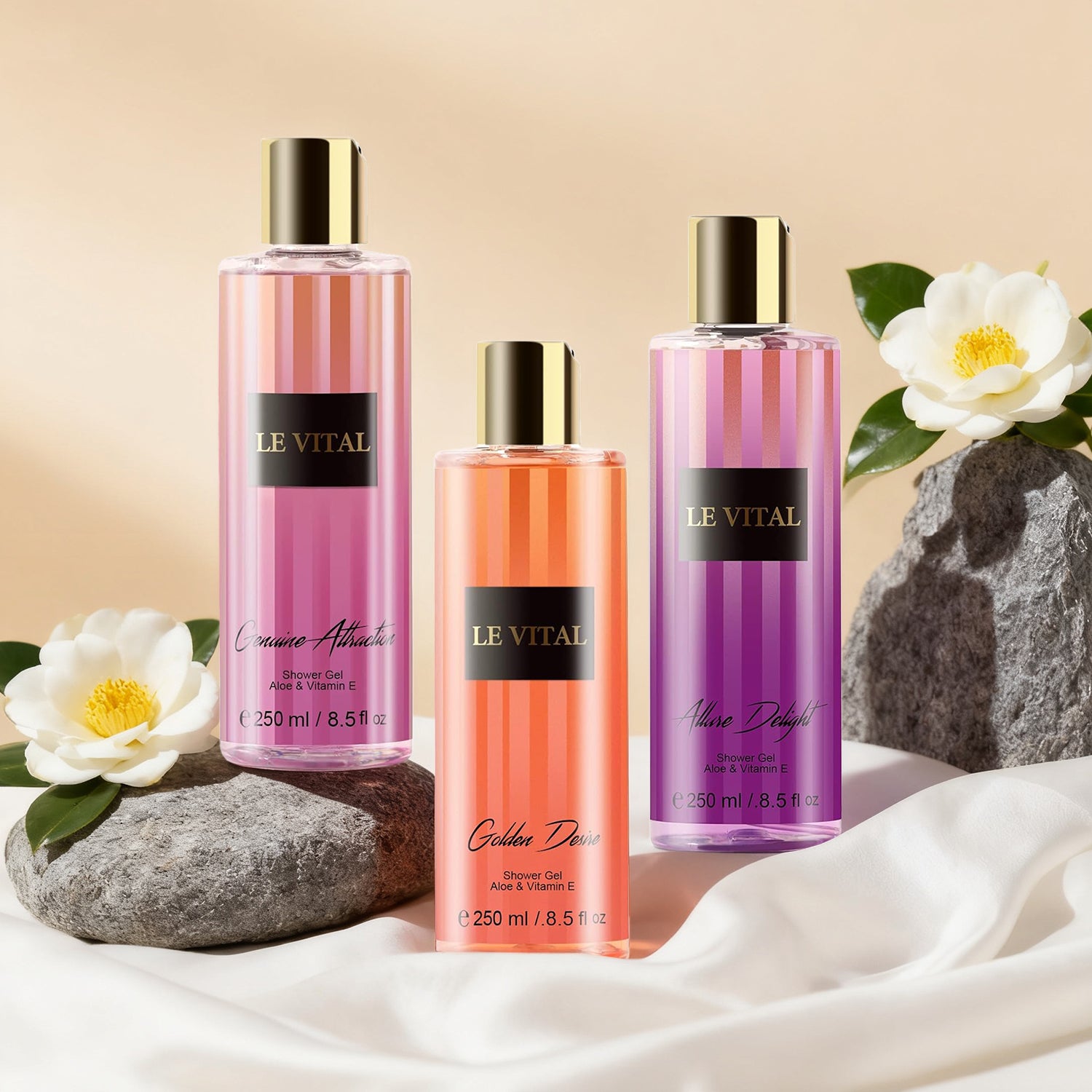 Shower Gel - Genuine Attraction&Shower Gel - Silk Velvet 8.5fl.oz, 250ml 12, Master - 5 - CJ