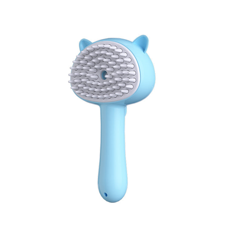 Hair Cleaning Brush With Mist Multifunctional Cat Grooming Brush Rechargeable Self Cleaning Slicker Brush For Pets Dogs & Catsb Pet Products - 0 - CJ - 18x9.5x5cm - Blue - CJYD205478502BY