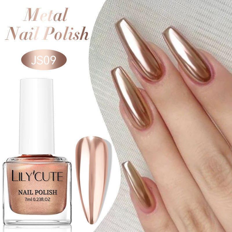Quick - dry Metallic Mirror Nail Polish, No Baking Required - 0 - CJ