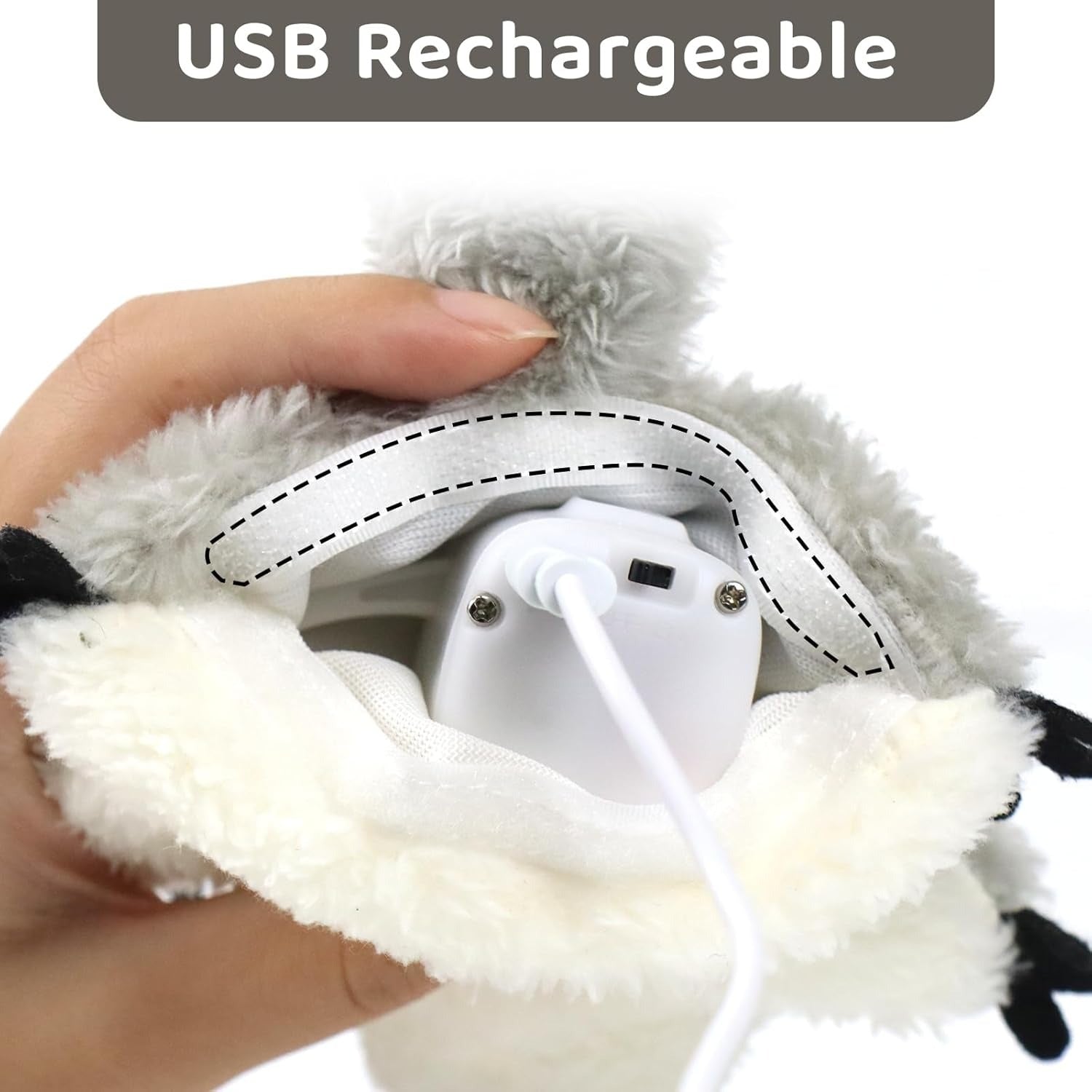 PROKEl Pet Toys, Cat Catnip Toys FlappingSquirrel, Rechargeable Touch Activated KittenToys, Lifelike Interactive Cats Toy Indoor, CatKicker Plush Toys For All Breeds Universalinteractive Toy Cat Toys - 5 - CJ