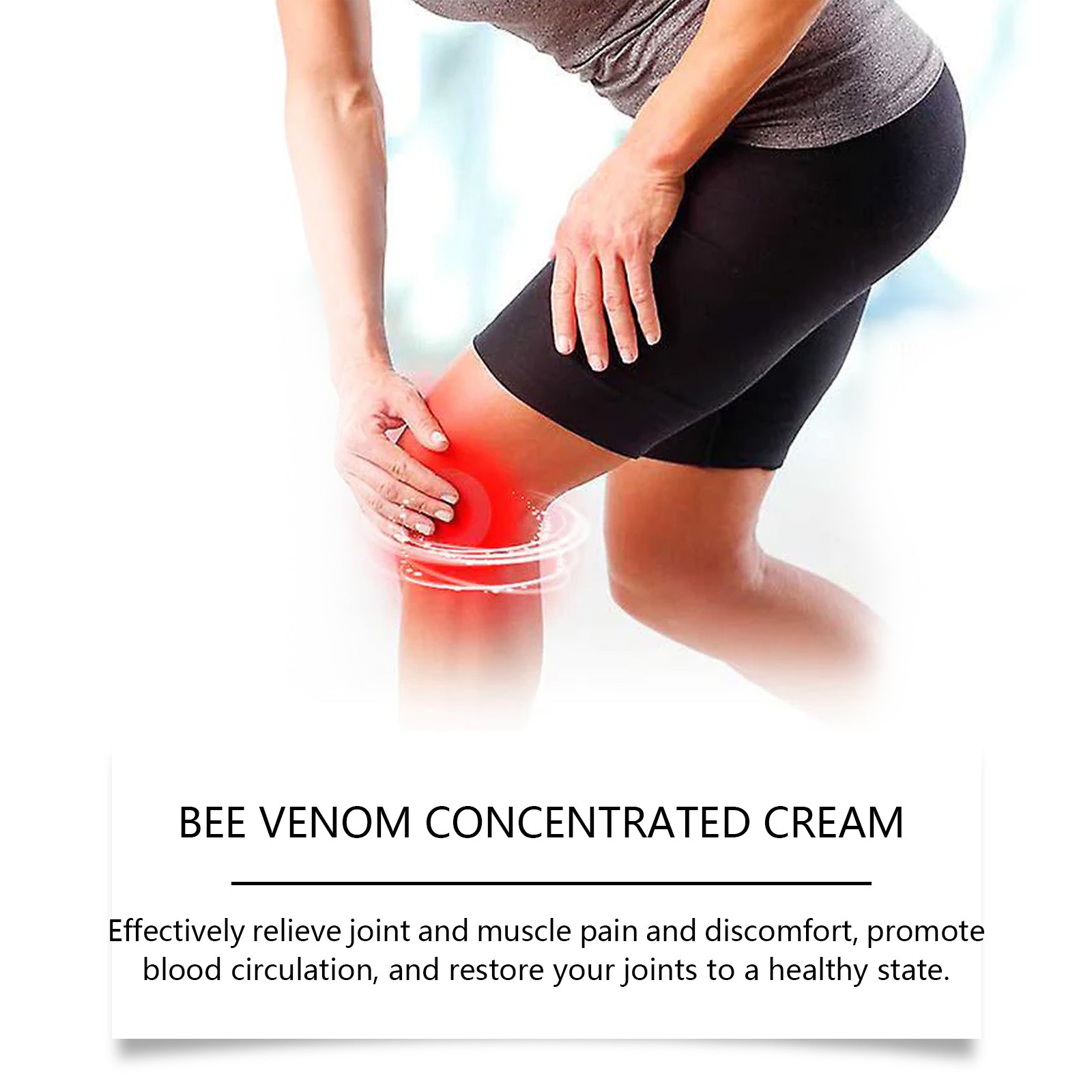 Wiyun Bee Venom Body Care Cream, Gently Moisturize And Apply Topical Repair Cream For Wrist And Knee Body Massage - 5 - CJ