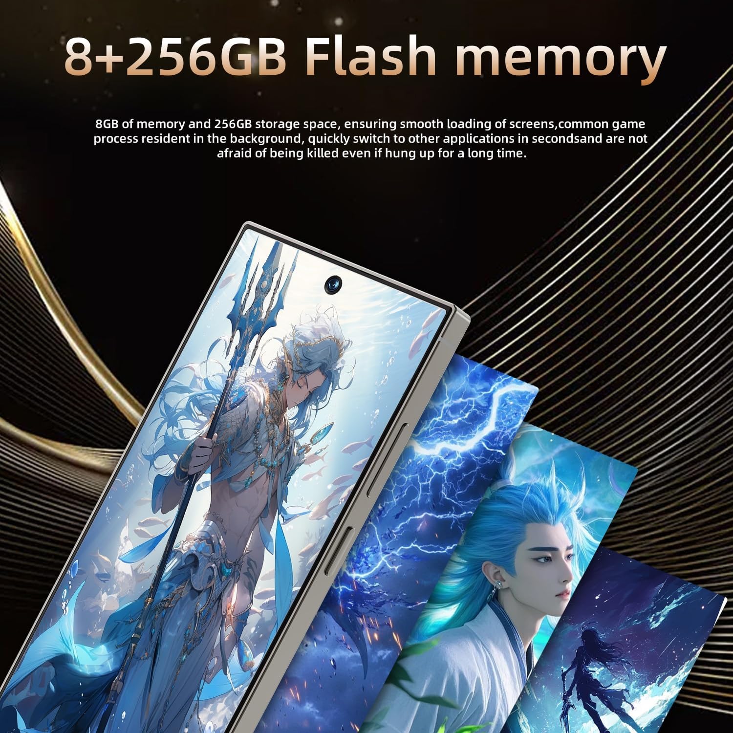 C25 Ultra Cell Phone 5G Unlocked Phone,Smartphone With Tool Pen, Android 15.0 Cell Phone - 5 - CJ