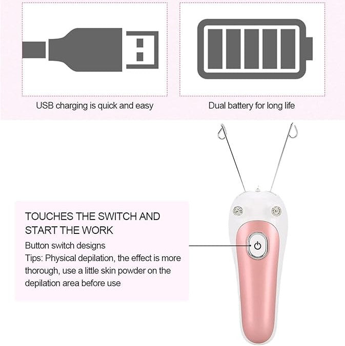 Electric Facial Threading Hair Removal - 5.0 - CJ
